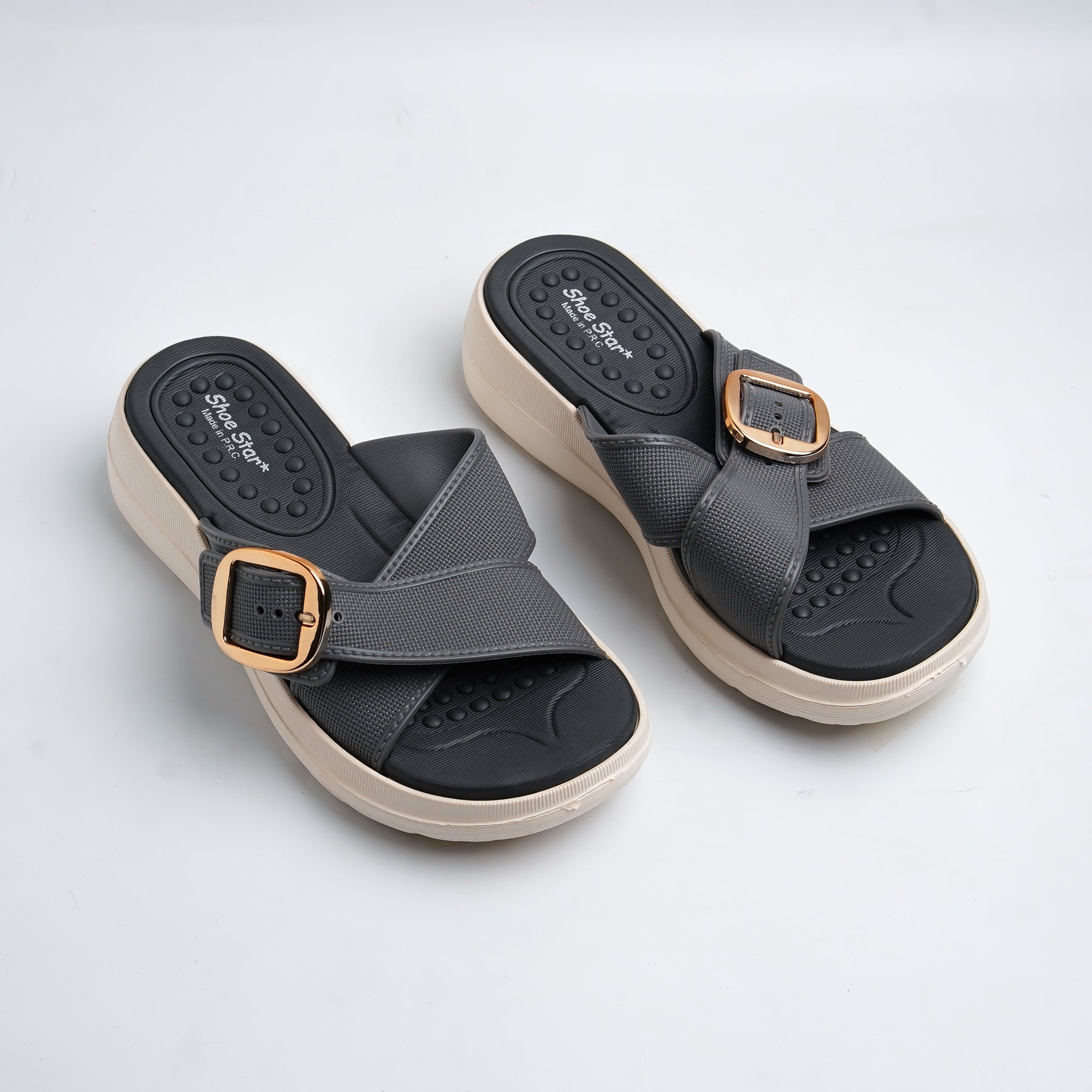 Alayna Fashion | Radiant Rhinestone Mesh Mary Jane Ballet Flats