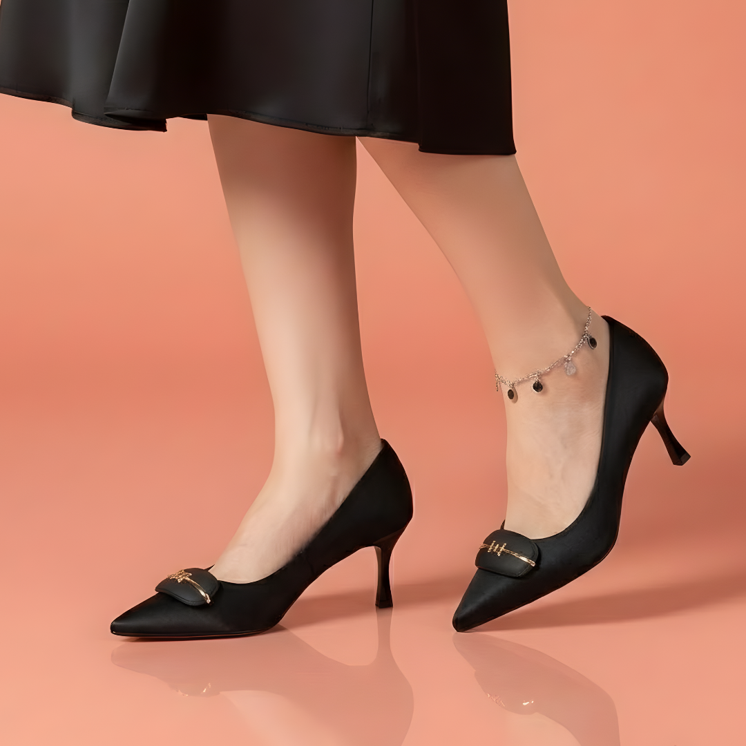 Alayna Fashion | The Nova Padded Block Heels – Quilted Square-Toe Comfort Sandals