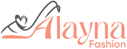 Logo of Alayna Fashion with a stylized high heel on a white background