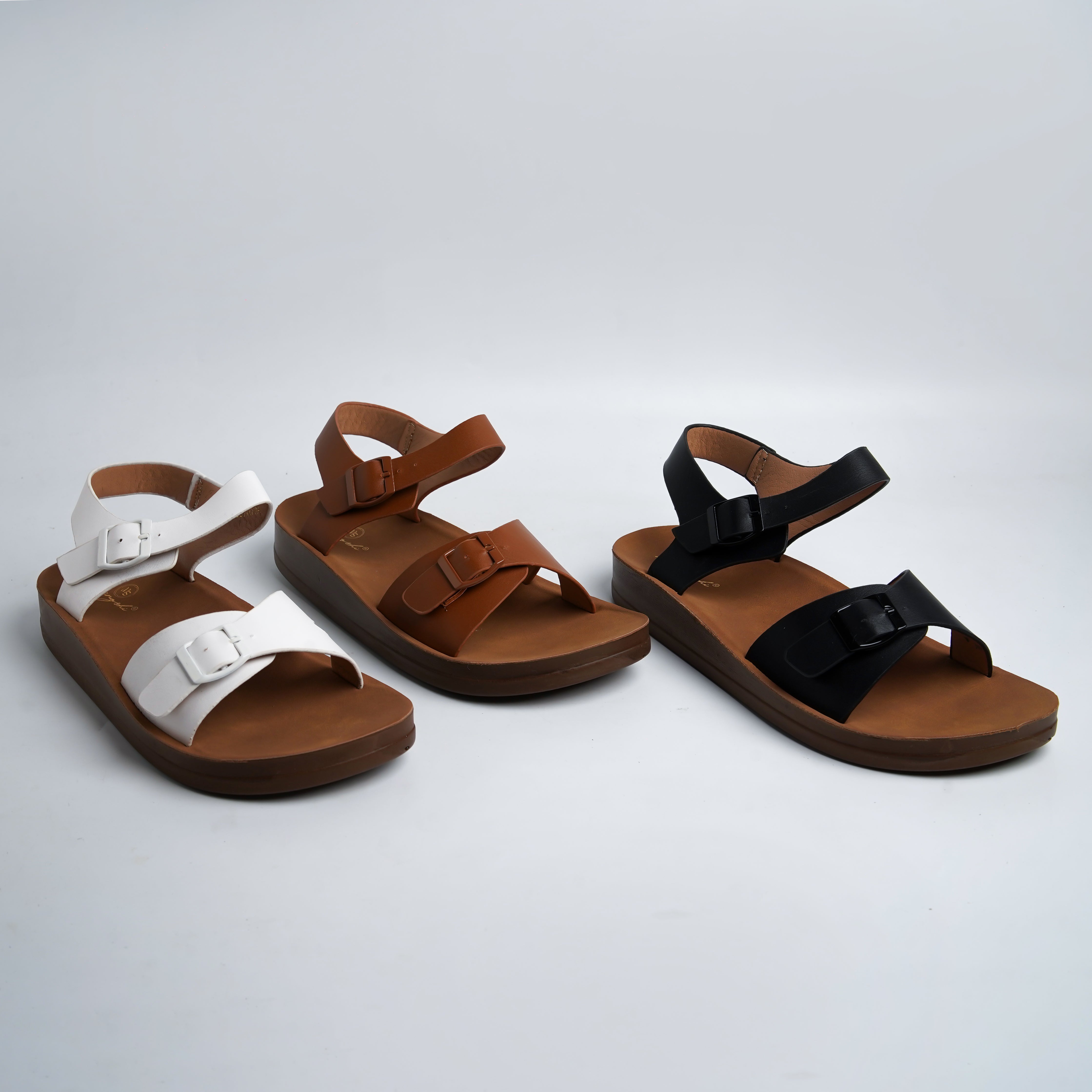 Alayna Fashion | Secure Double-Strap Adjustable Ankle Slingback Sandals