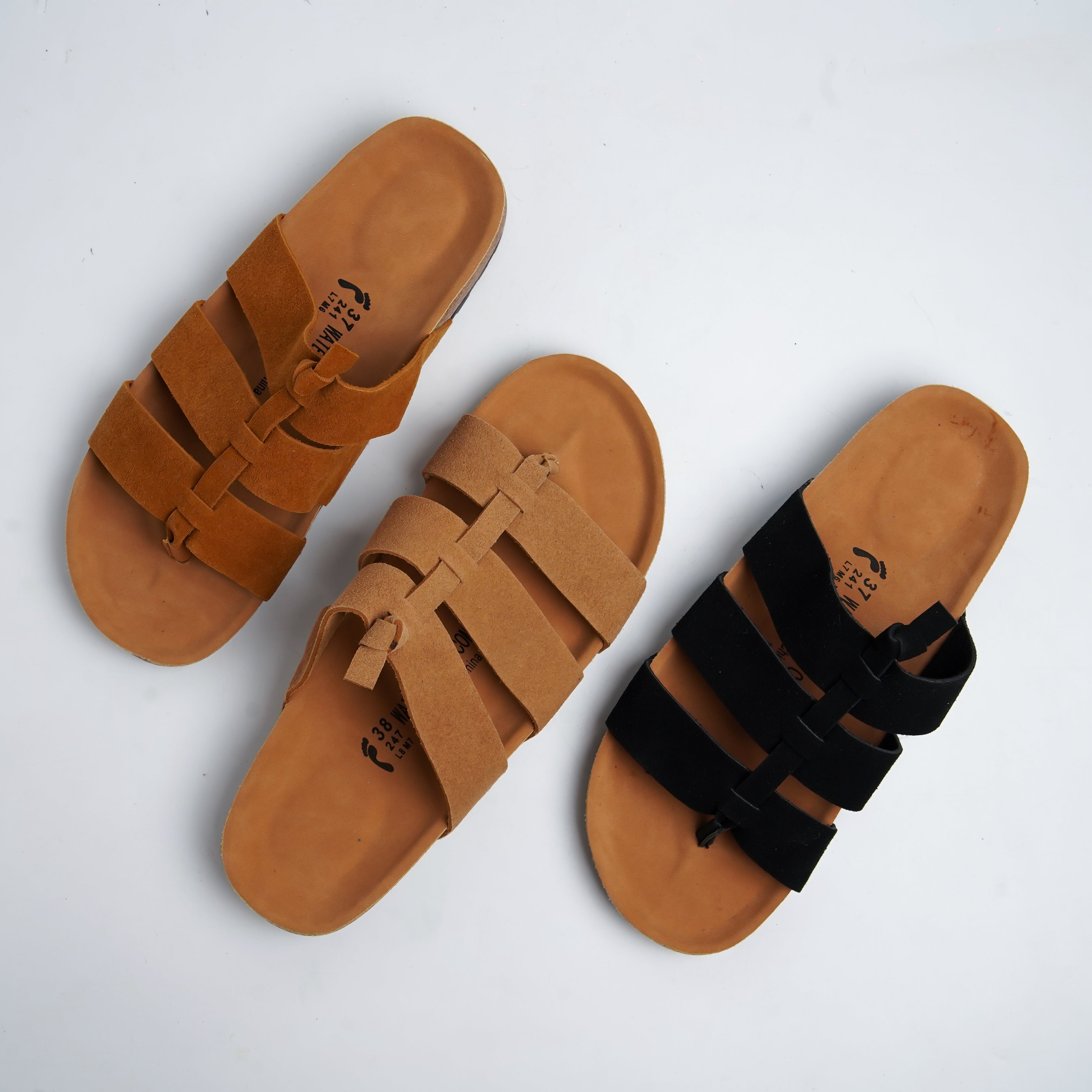 Alayna Fashion | Elegant Crystal Square Buckle Cushioned Comfort Slides