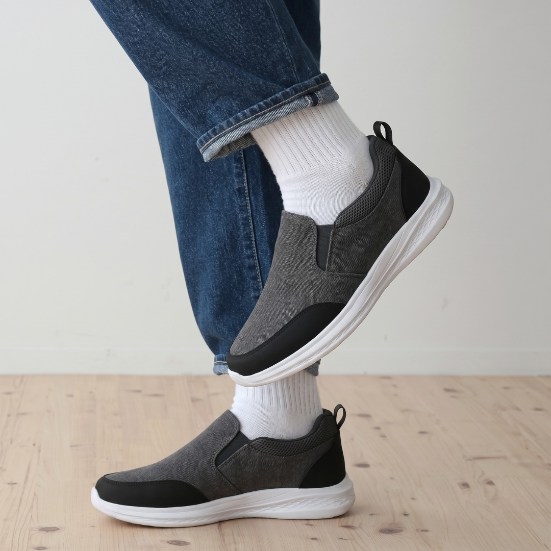 Alayna Fashion | The Aero-Strider Active Loafers – Men’s Breathable Slip-On Walking Shoes