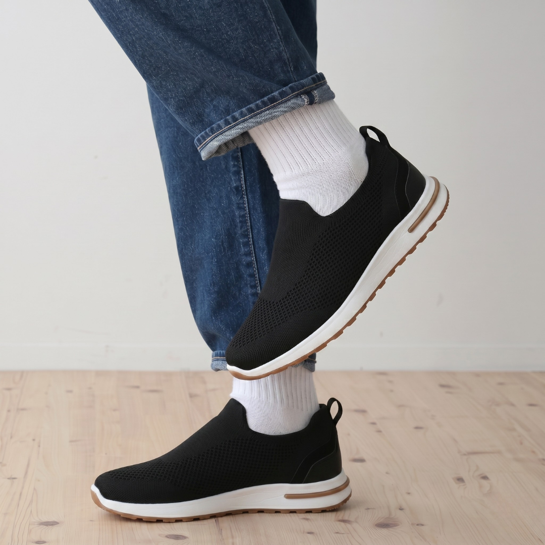 Alayna Fashion | The Stealth-Glide Performance Slides – Men’s Sport-Comfort Cross-Strap Mules