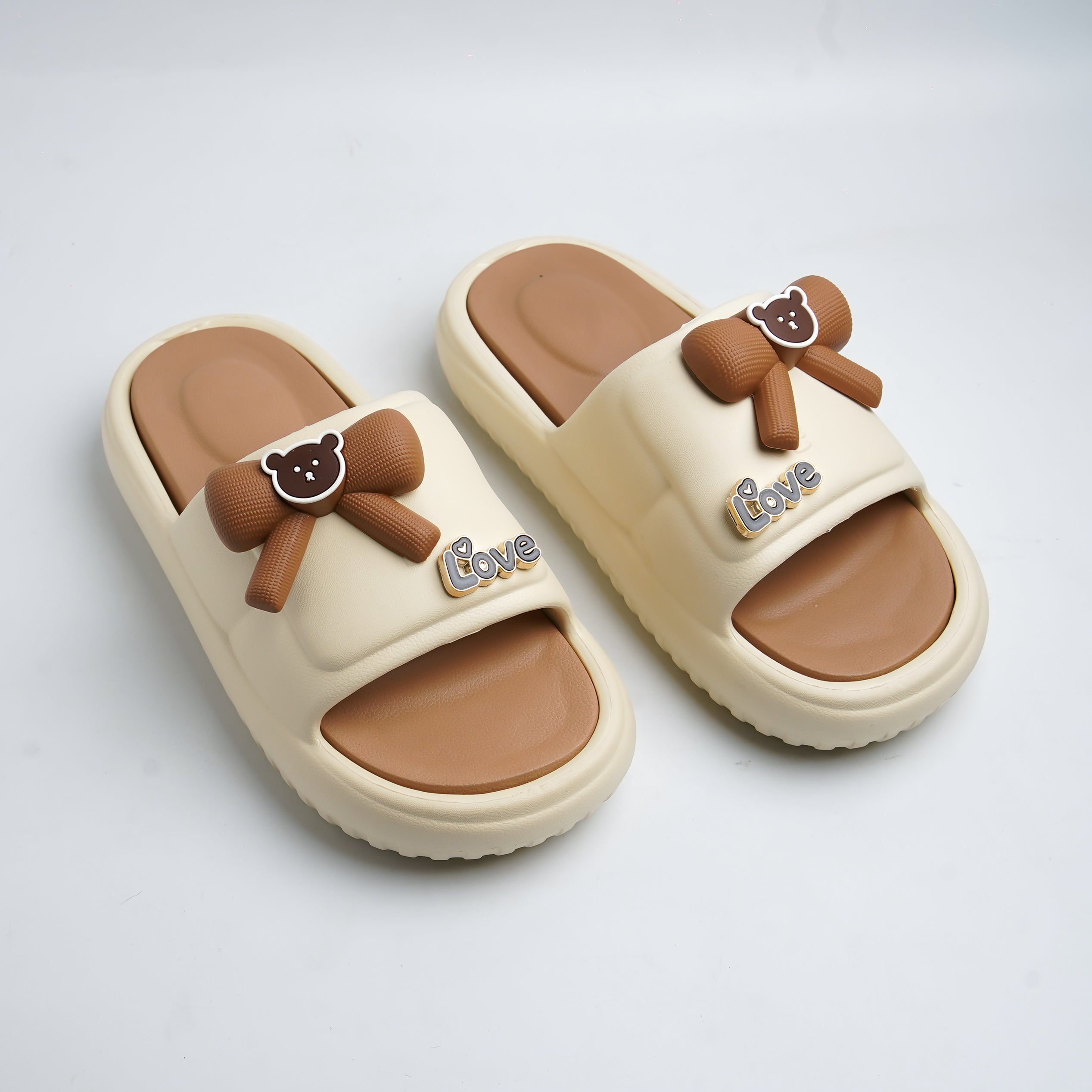 Alayna Fashion | Luxe Rhinestone Quilted Padded Platform Slides