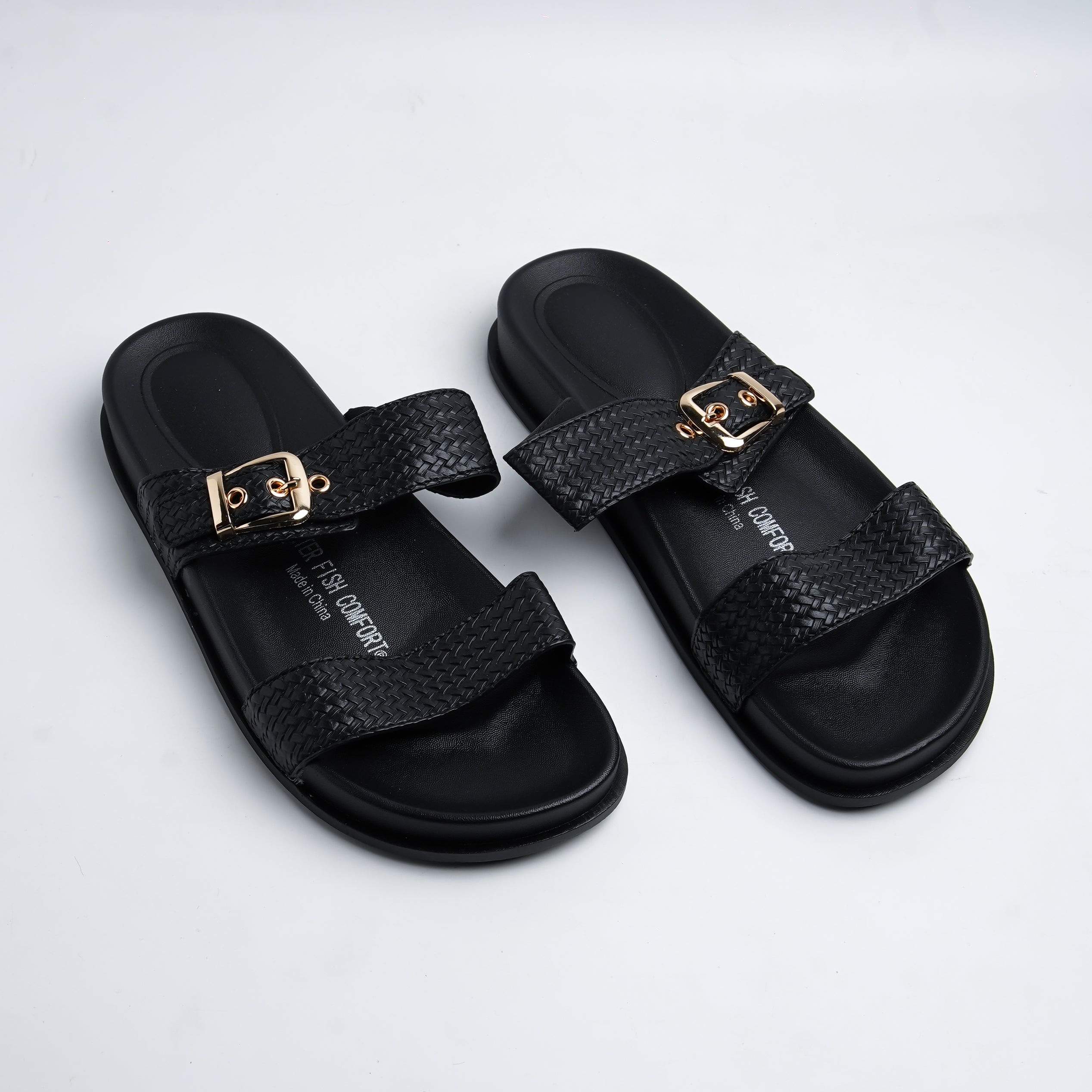 Alayna Fashion | Luxe Pearl & Rhinestone Encrusted Padded Comfort Slides