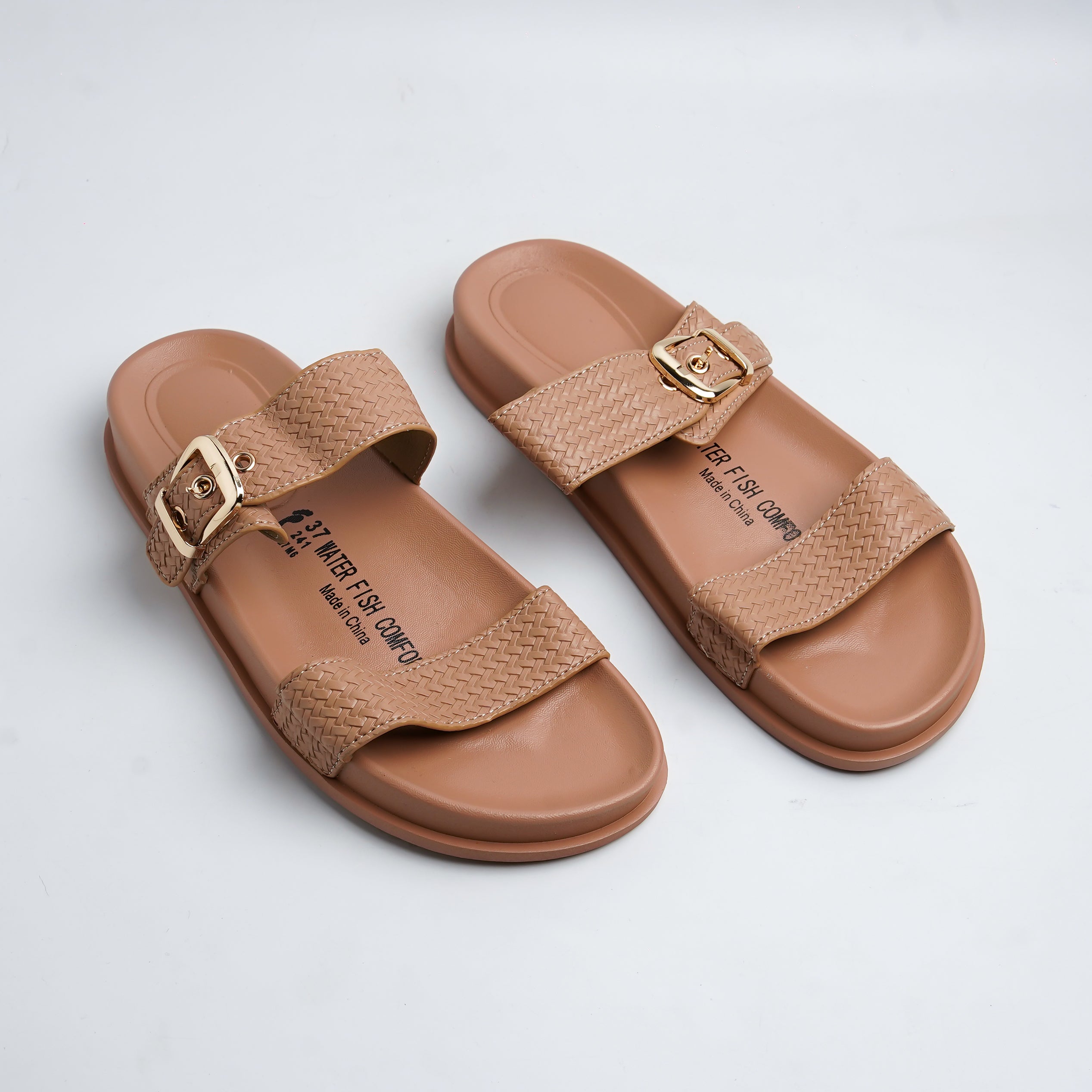 Alayna Fashion | Luxe Pearl & Rhinestone Encrusted Padded Comfort Slides