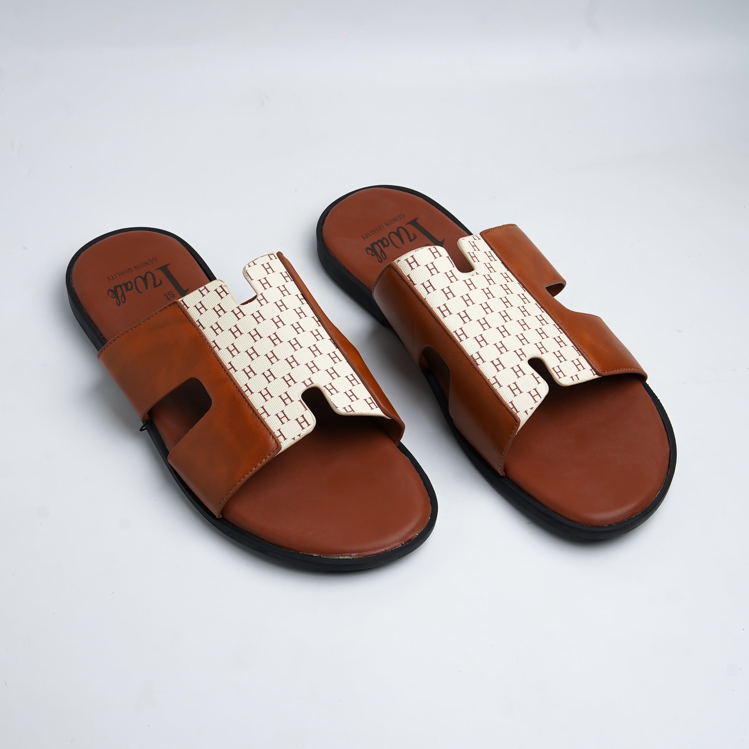 Alayna Fashion | Vintage Houndstooth Bow Plush Platform Slippers