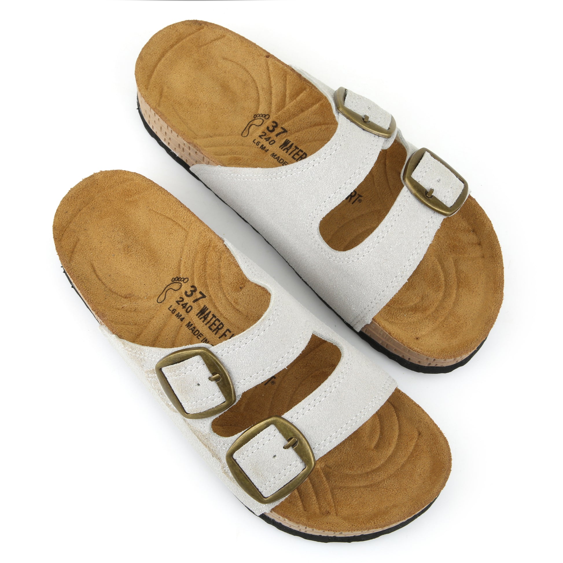 Plain Buckle Ladies Slides