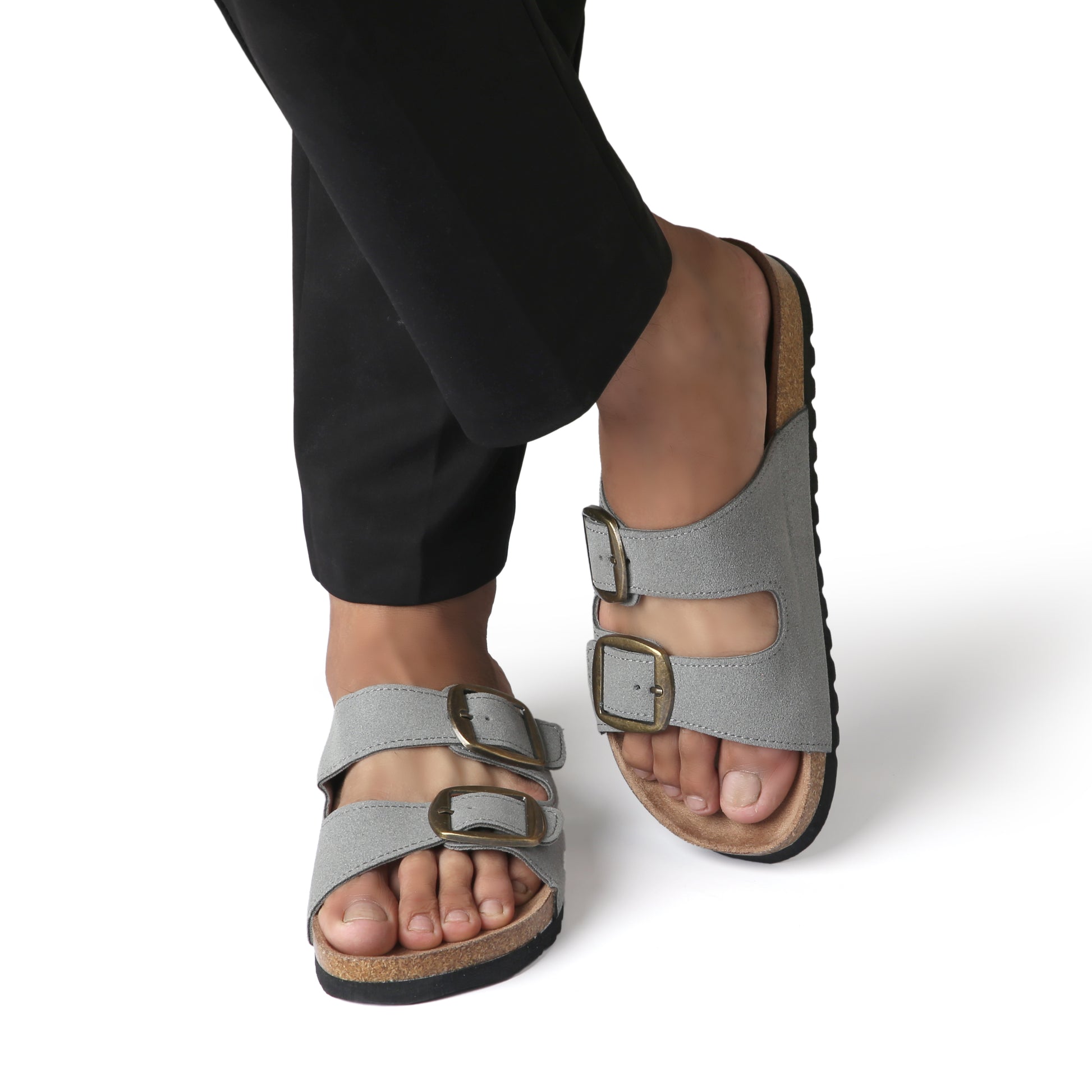 Plain Buckle MensSlides