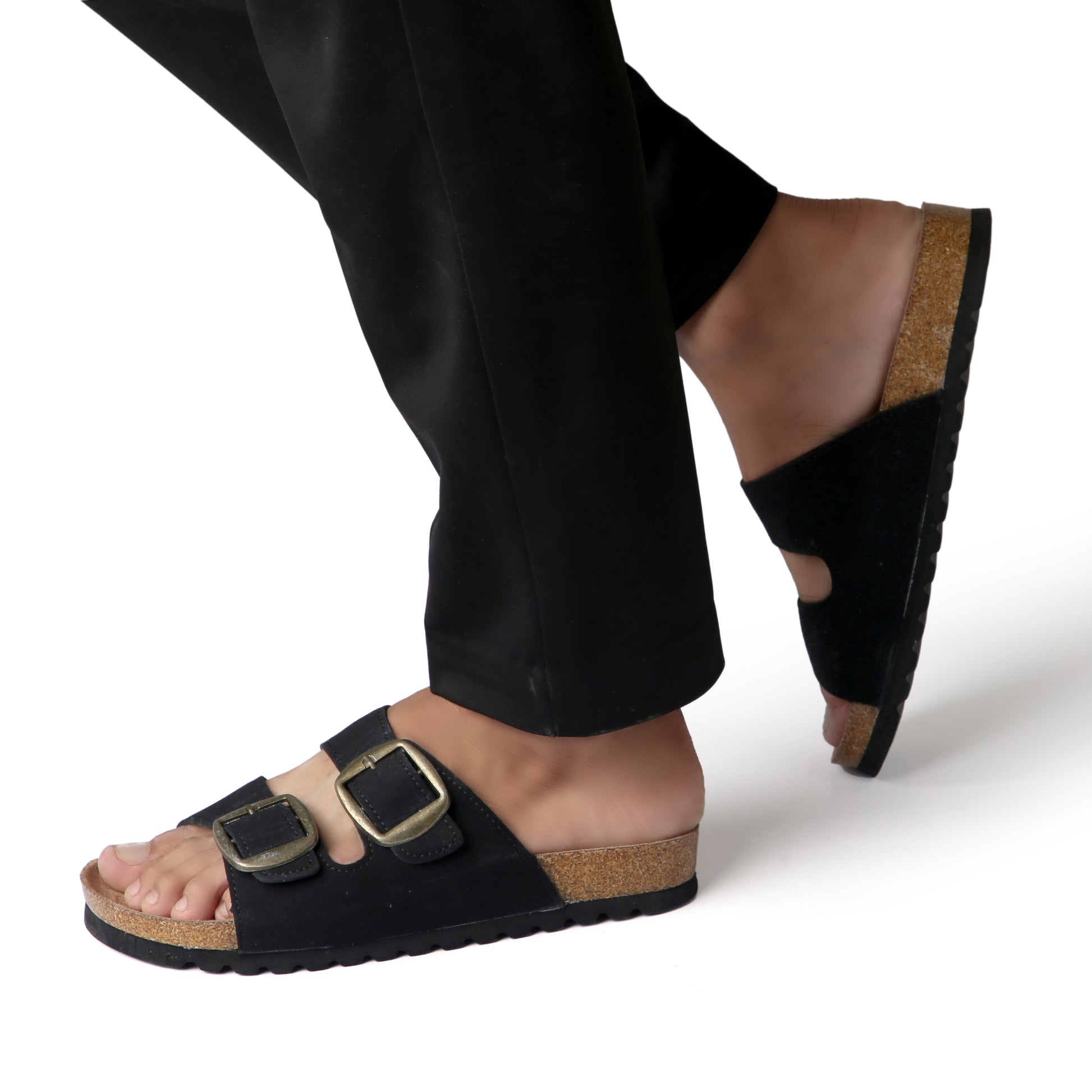 Plain Buckle MensSlides