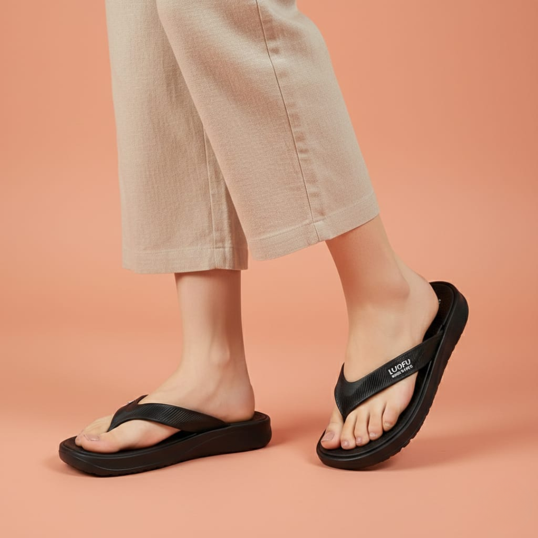 Alayna Fashion | Aura-Cloud Padded Slides – Ultra-Soft Quilted Cross-Strap Flats