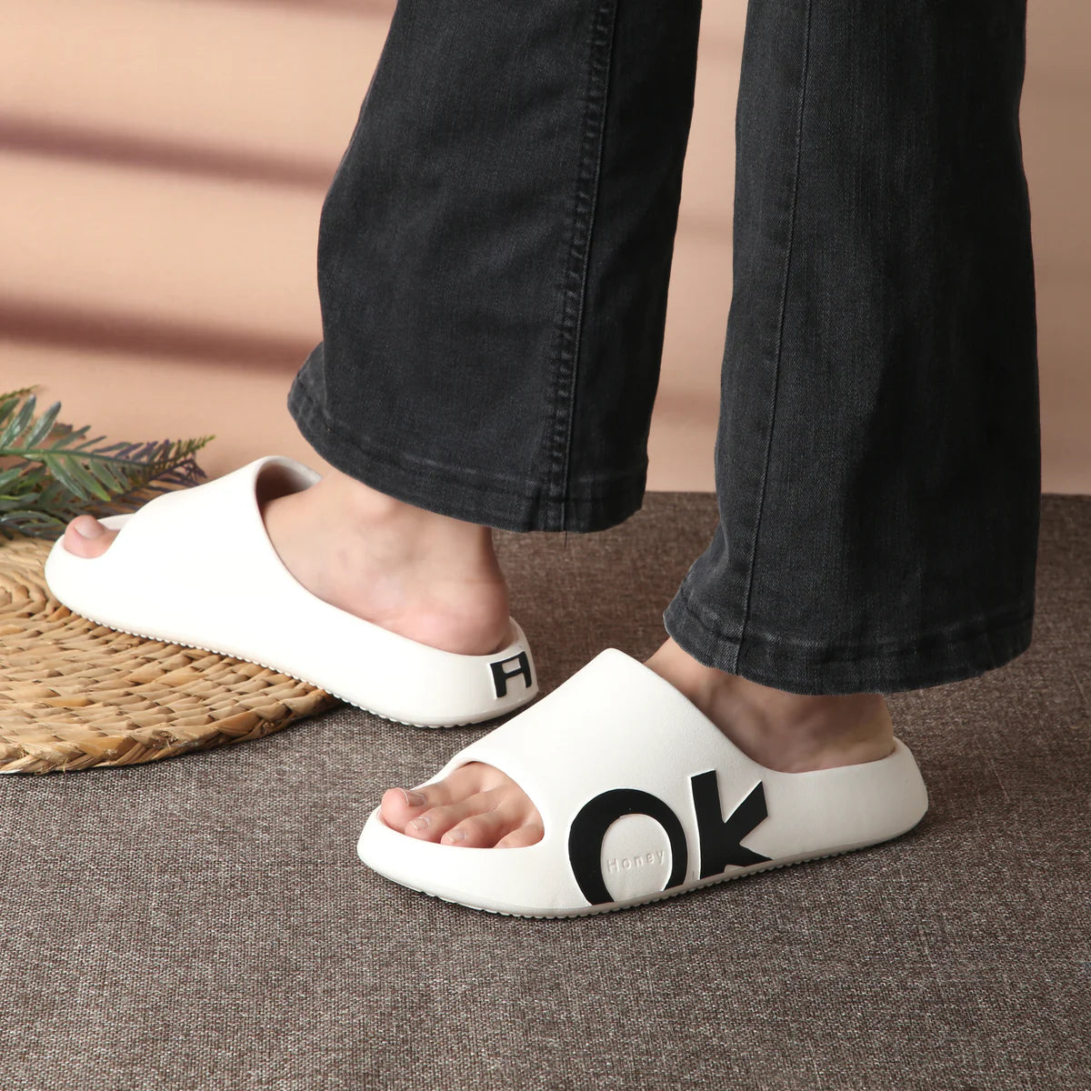 OK Unisex Medicated Comfort Slides