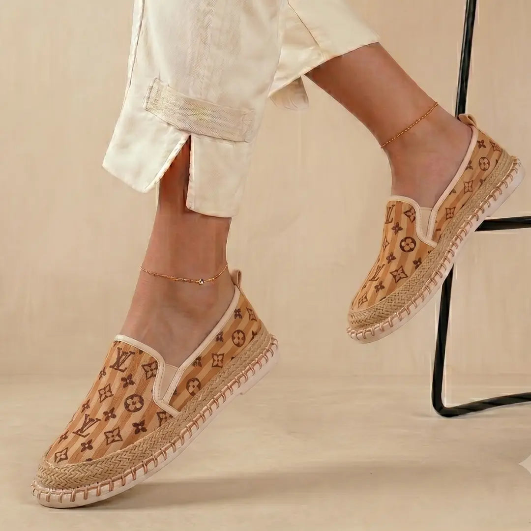 Woven Women's Pattern Espadrille Slip-Ons