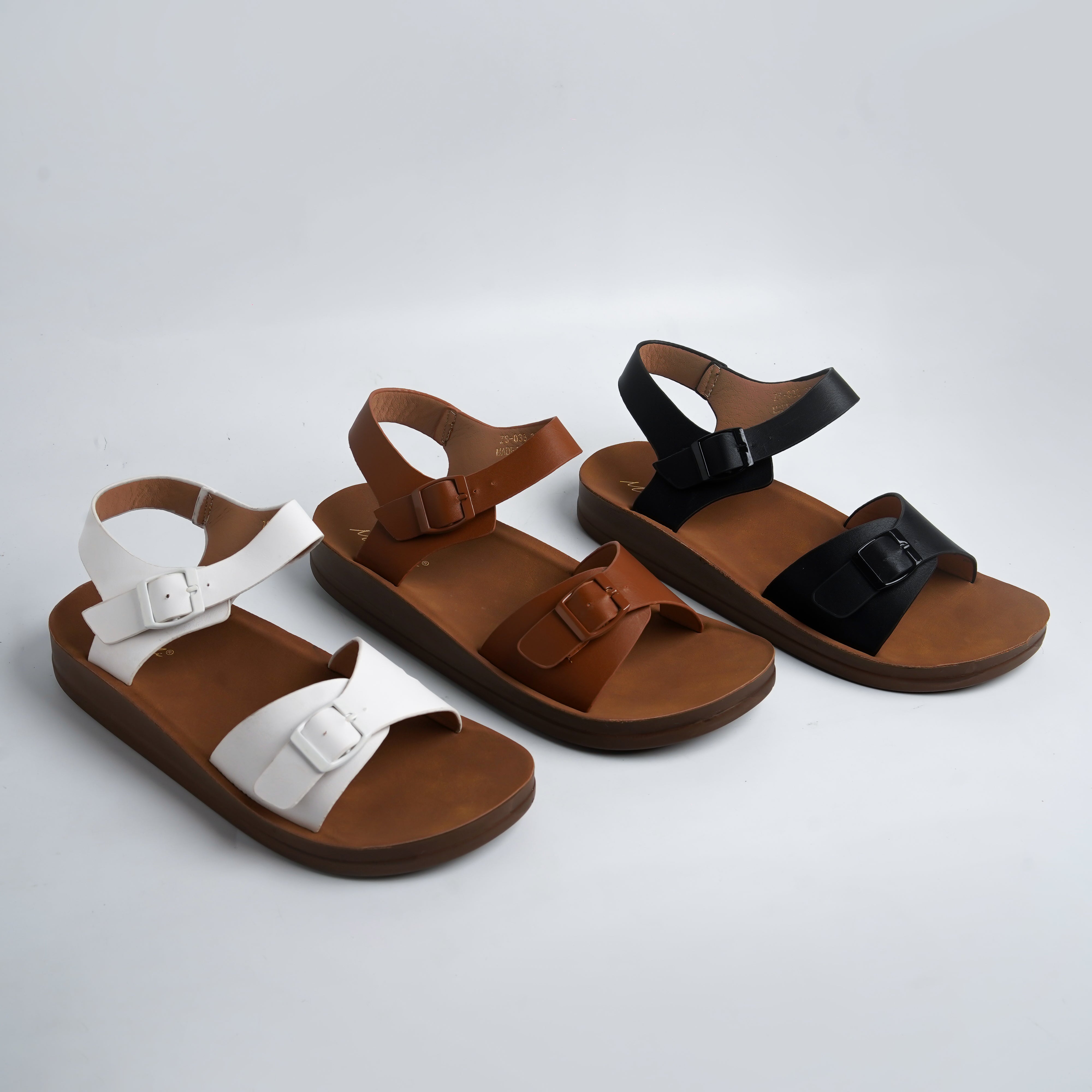 Alayna Fashion | Secure Double-Strap Adjustable Ankle Slingback Sandals