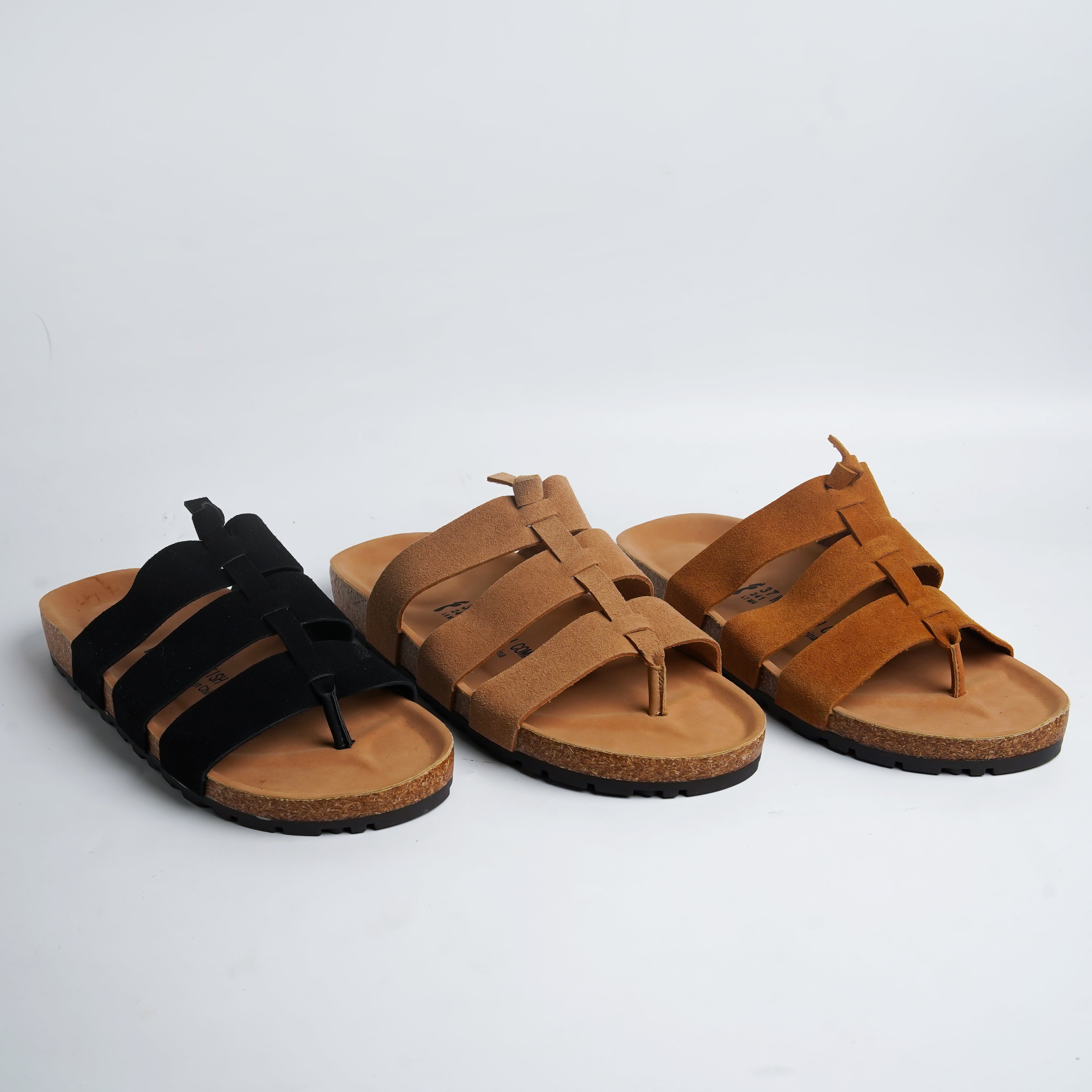 Alayna Fashion | Elegant Crystal Square Buckle Cushioned Comfort Slides