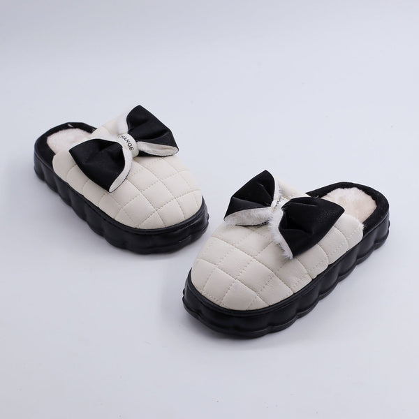 Leather Bow Mules for Women