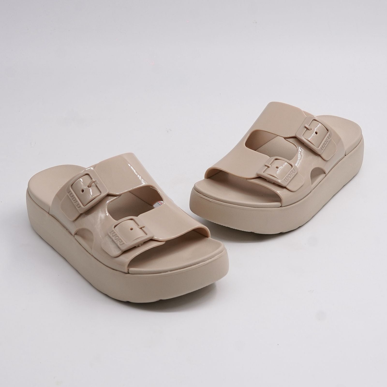 Alayna Fashion | Regal Embellished Platform Flip Flops – Glamorous Comfort