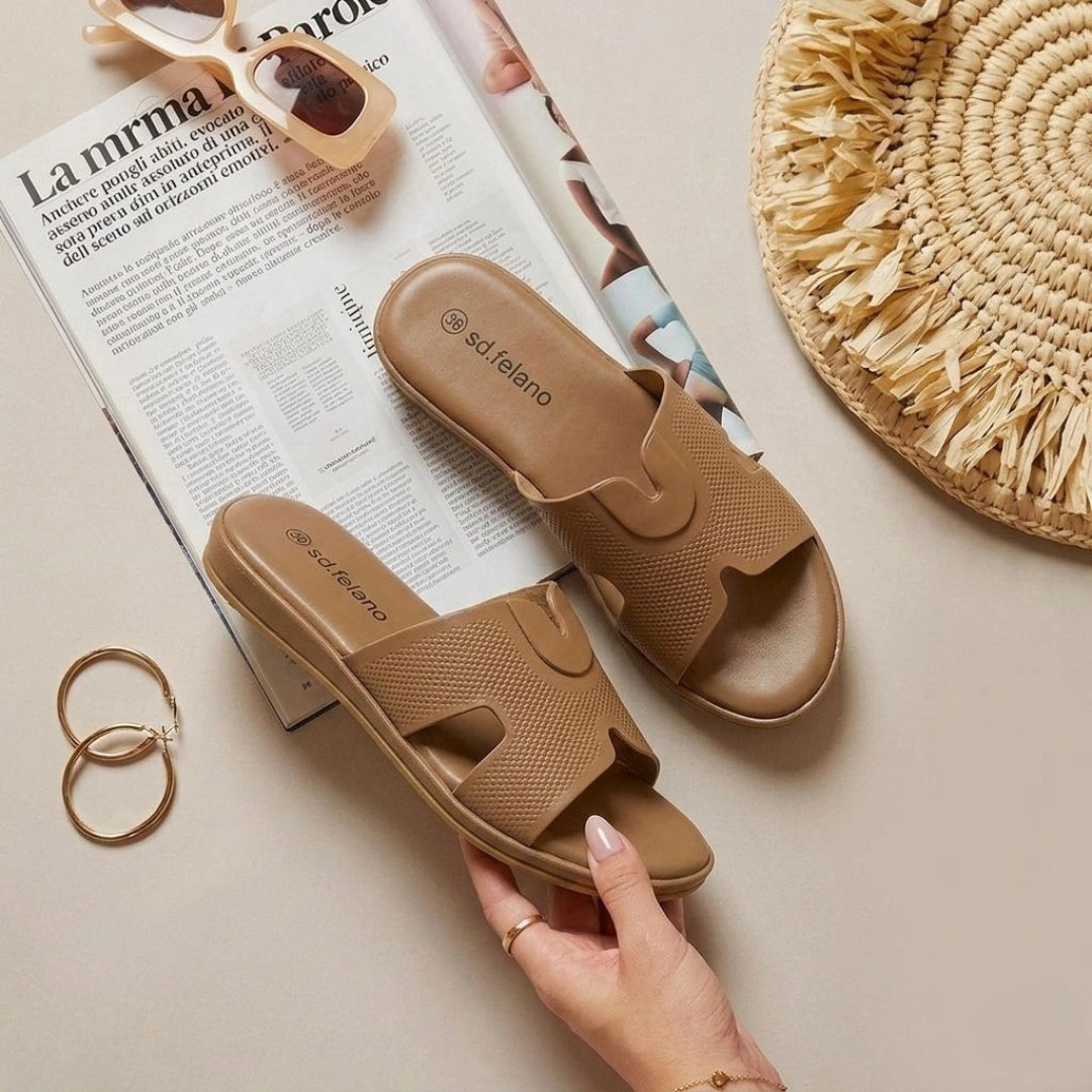 Alayna Fashion | Zenith Sparkle Criss-Cross Slides – Premium Embellished Party Mules