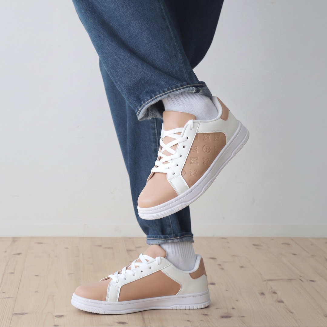 Alayna Fashion | Designer Look Patterned Sneakers – Casual Lace-Up Trainers