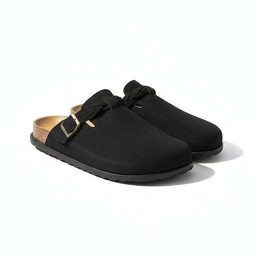 Alayna Fashion | Braided Strap Comfort Clog Mules – Closed-Toe Casual Slides