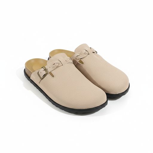 Alayna Fashion | Braided Strap Comfort Clog Mules – Closed-Toe Casual Slides
