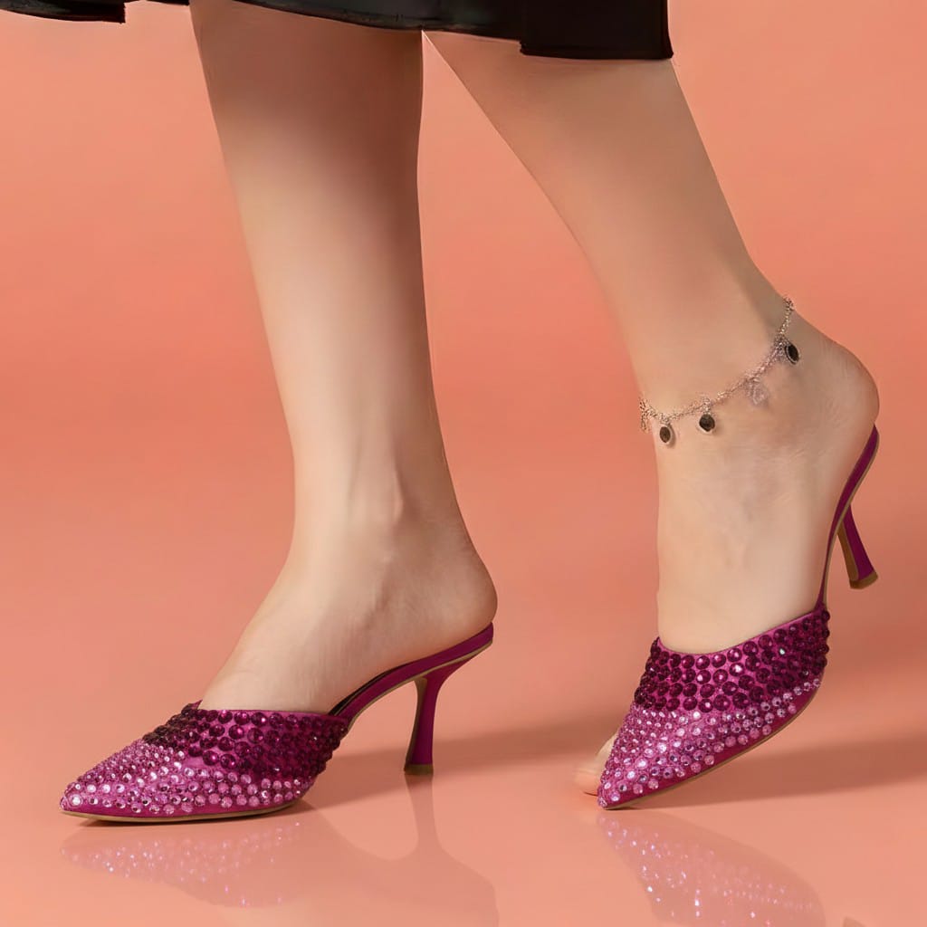 Alayna Fashion | The Pastel-Pivot Block Heels – Quilted Square-Toe Padded Sandals